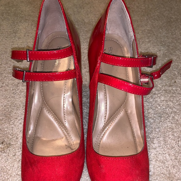 Style & Co Cherry Red Heels 🍒 - Picture 1 of 7